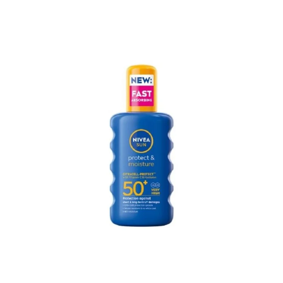 Nivea Spray de protecție solară Sun Protect & Moisture SPF50+