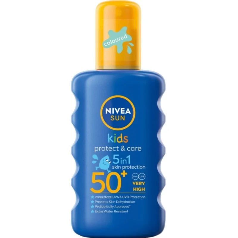 Nivea Spray de protecție solară color Sun Kids SPF50+ Volum 200 ml