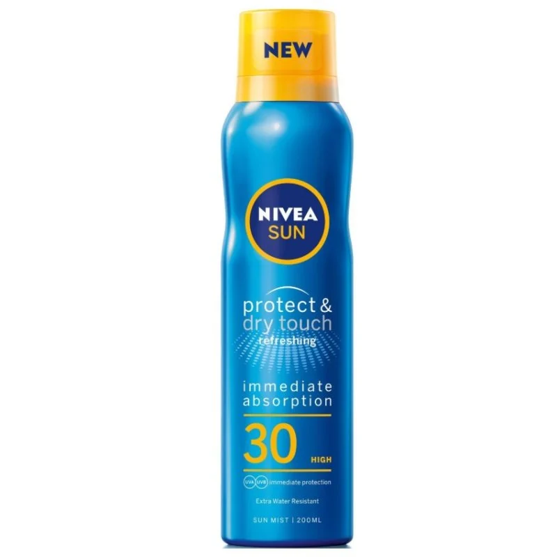 Nivea Spray răcoritor Sun Protect & Dry Touch SPF 30 Volum 200 ml