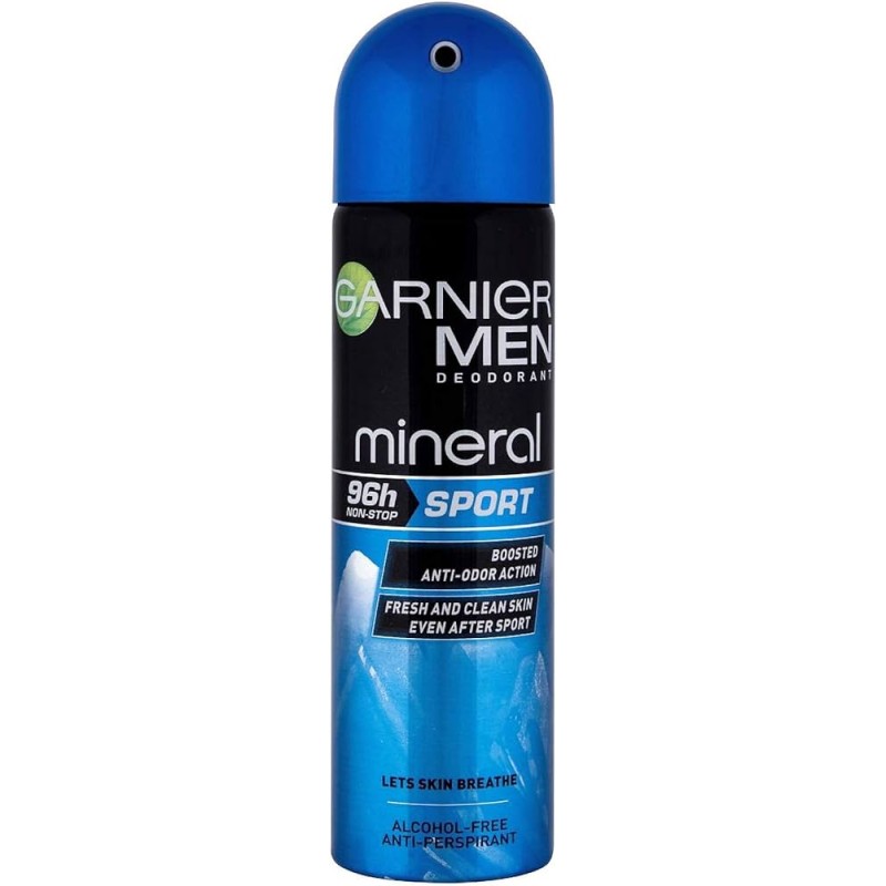 Garnier Deo Mineral Sport Spray deodorant pentru bărbați Volum 150 ml