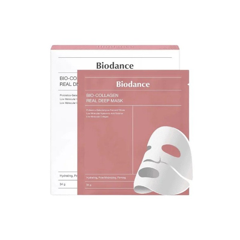 Biodance Bio Collagen-Real Deep Mask Mască de față Volum 4 bucata.