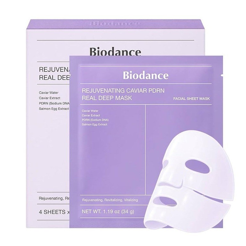 Biodance Rejuvenating Caviar Pdrn Real Deep Mask – Mască de față Volum 4 bucata.