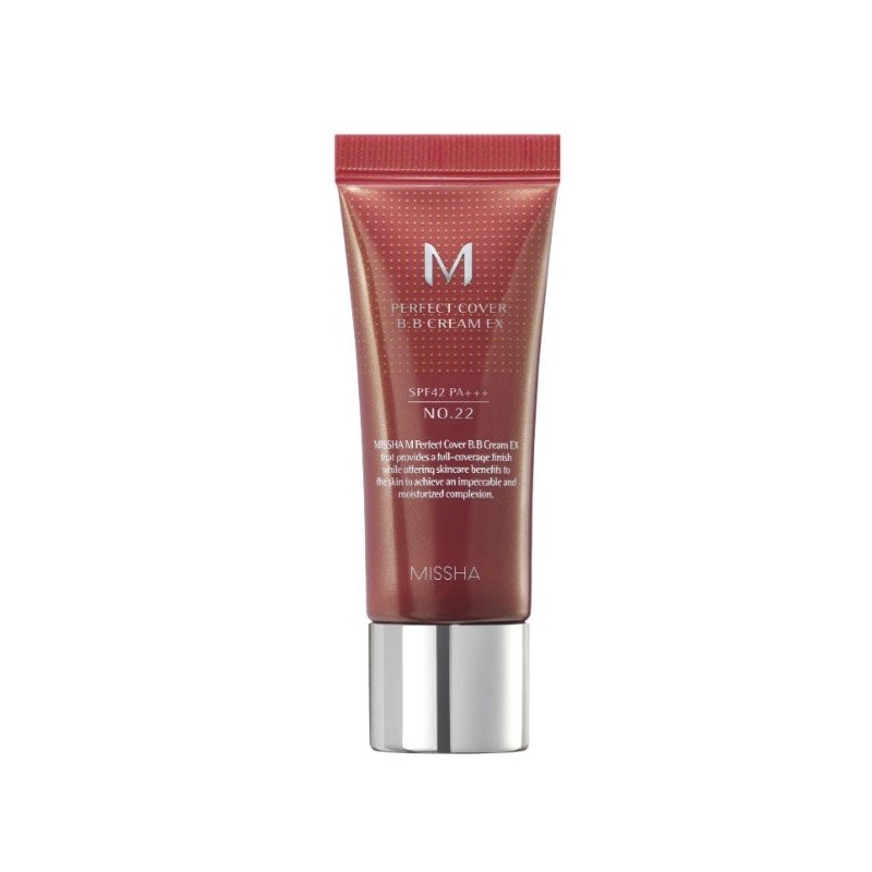 Missha M Perfect Cover BB Cremă de față cu acoperire perfectă SPF42 Volum №22 Cool Sand