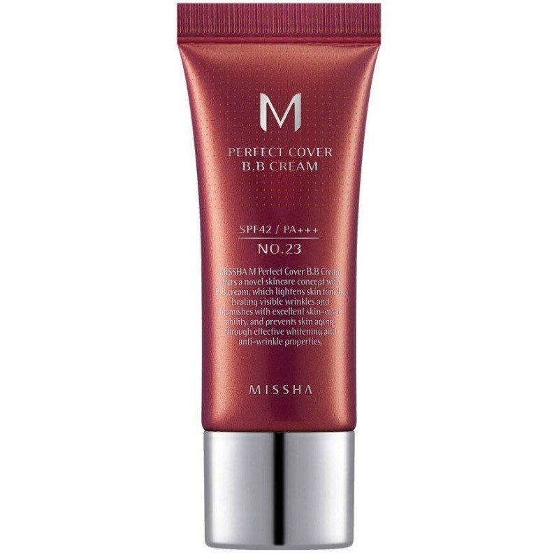 Missha M Perfect Cover BB Cremă de față cu acoperire perfectă SPF42 Volum №23 Natural beige