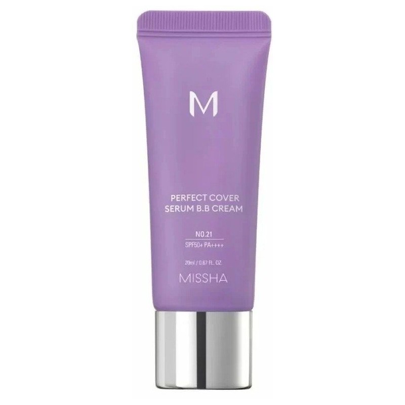 Missha M Perfect Cover Serum BB Cream Cremă-ser pentru față SPF50+ Volum №21 Light beige