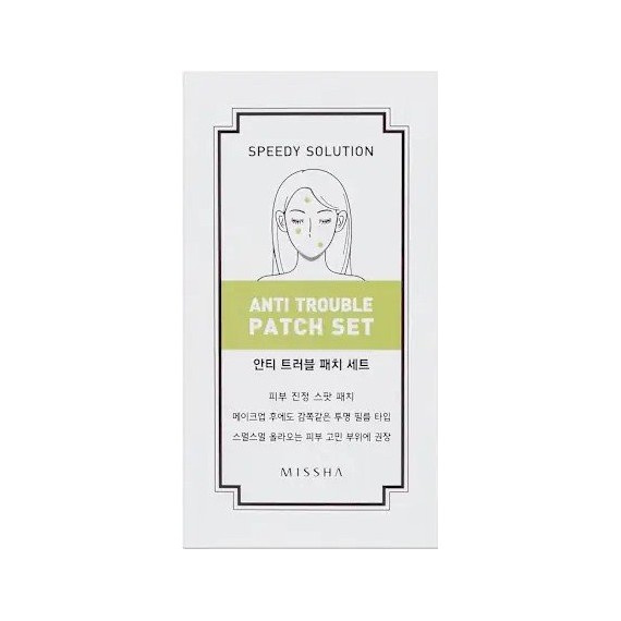Missha Speedy Solution Anti Trouble Patch Set – Plasturi împotriva coșurilor