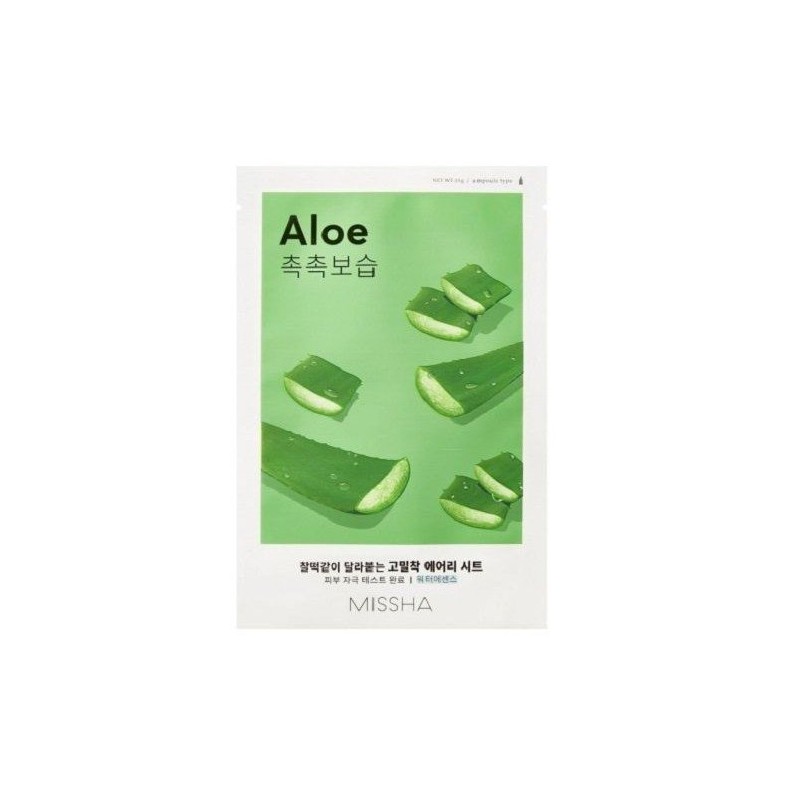 Missha Airy Fit – Mască facială sub formă de foaie Volum Aloe
