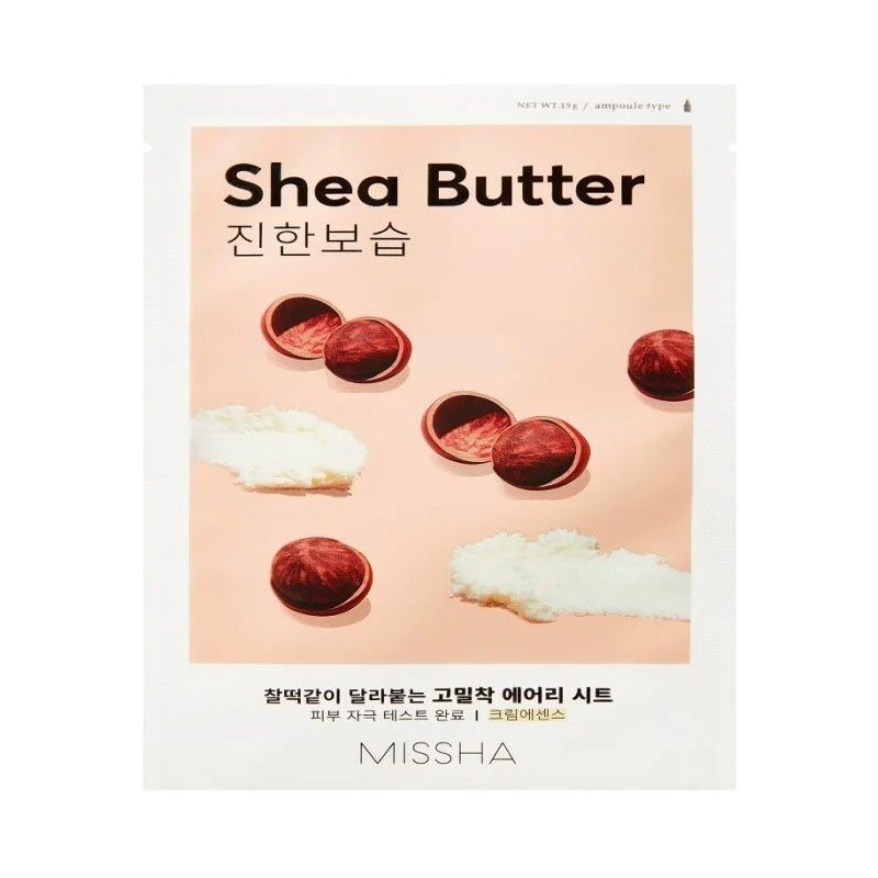 Missha Airy Fit – Mască facială sub formă de foaie Volum Shea butter