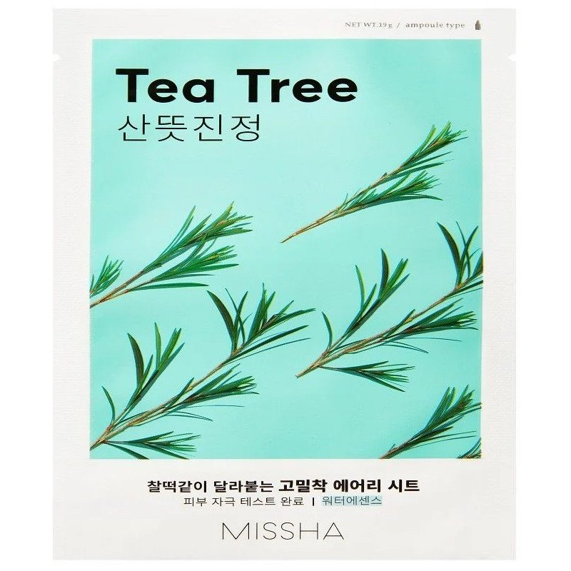 Missha Airy Fit – Mască facială sub formă de foaie Volum Tea tree