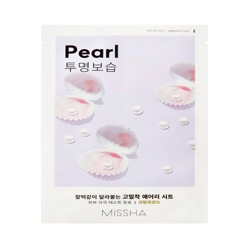 Missha Airy Fit – Mască facială sub formă de foaie Volum Pearl