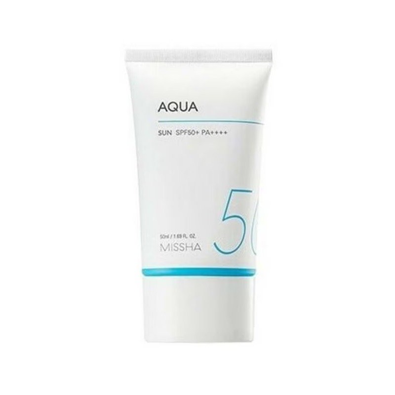 Missha Aqua Sun Gel de protecție solară cu efect răcoritor SPF50+ Volum 50 ml