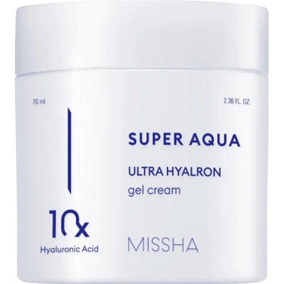 Missha Super Aqua 10x Acid hialuronic Ultra Hyalron Gel-cremă pentru față