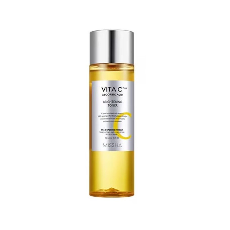 Missha Vita C Plus Brightening Toner – Toner iluminator pentru față
