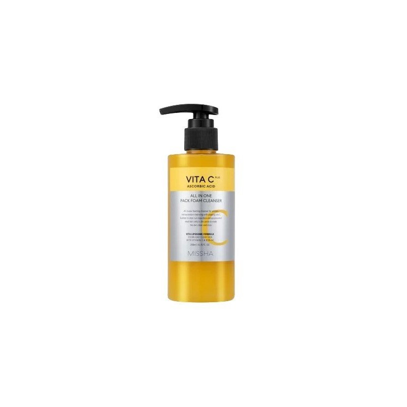Missha Vita C Plus All in One Foam Cleanser Spumă demachiantă