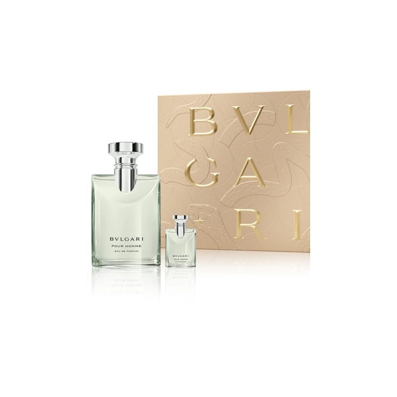 Bvlgari Pour Homme Set cadou pentru bărbați Volum EDP 100 ml + EDP 5 ml + Gel de dus 75 ml