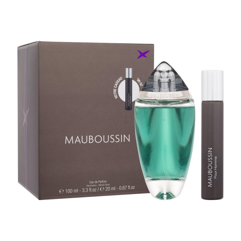 Mauboussin Homme Set cadou pentru bărbați Volum EDP 100 ml + EDP 20 ml