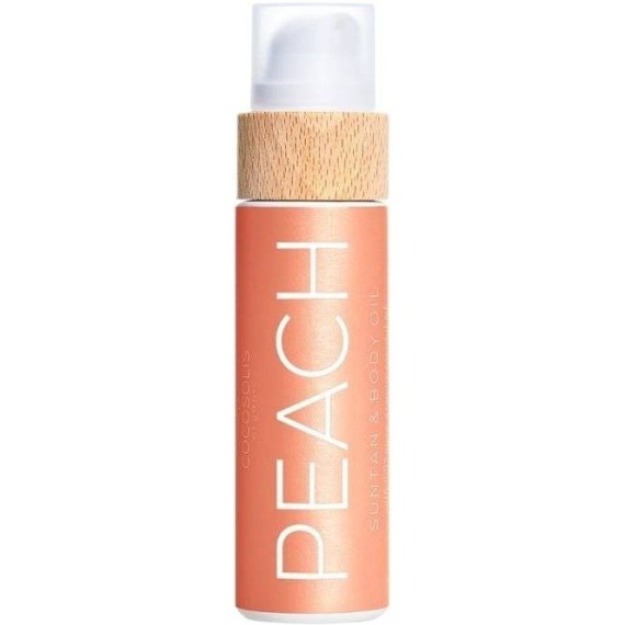 Cocosolis Peach Suntan & Body Oil Ulei bio pentru un bronz rapid și intens