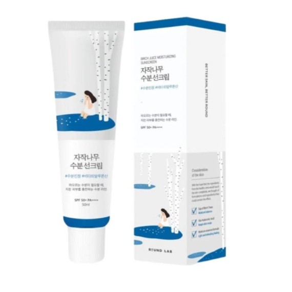 Round Lab Birch Juice Sunscreen Spf50+ Pa+ Cremă cu protecție solară pentru față