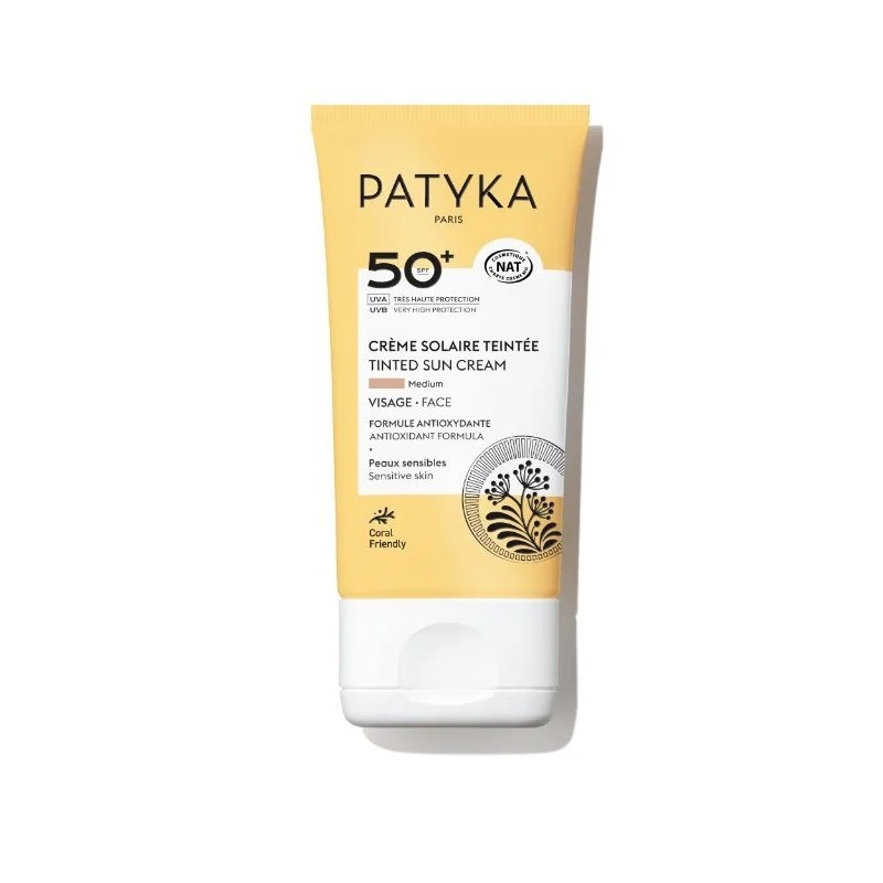 Patyka Suncare Cremă facială colorată cu protecție solară SPF 50+ Volum Nude
