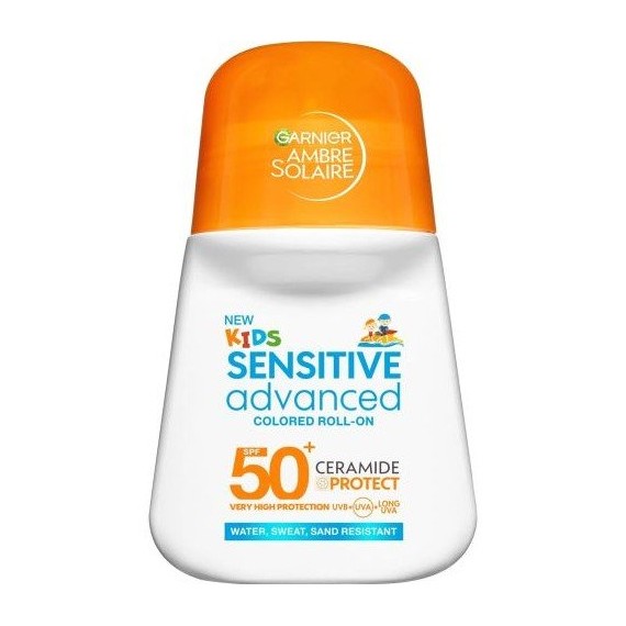 Garnier Ambre Solaire Sensitive Advanced Kids Roll-On SPF 50+ Roll-on cu protecție solară pentru copii