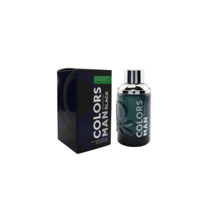Benetton Colors Black Apă de toaletă pentru bărbați EDT Volum 100 ml