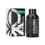 Benetton Colors Black Intenso Eau de Parfum pentru bărbați EDP
