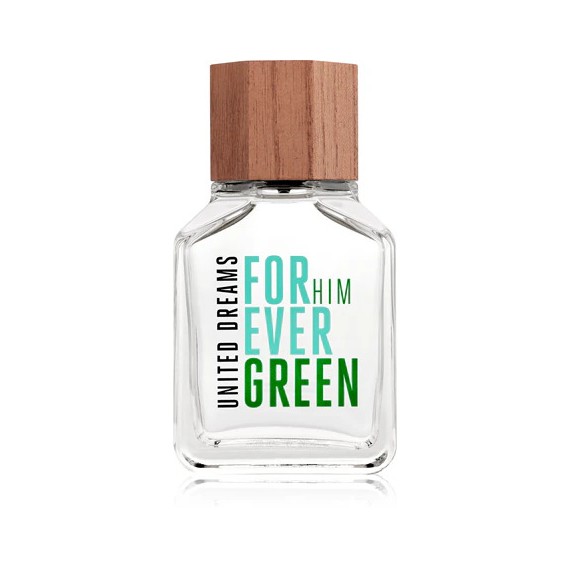 Benetton United Dreams Forever Green For Him Eau de Toilette pentru bărbați EDT