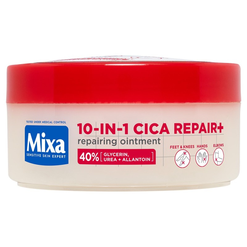 Mixa 10-in-1 Cica Repair+ Repairing Ointment Cremă pentru piele uscată Volum 150 ml