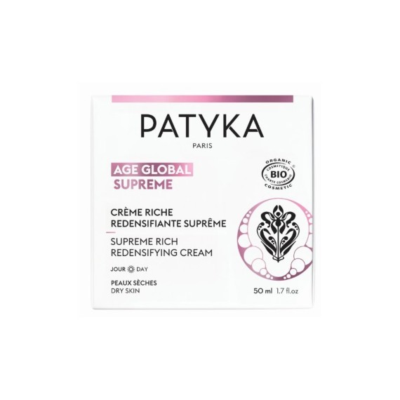 Patyka Age Global Supreme Cremă facială bogată și redensifiantă pentru ten uscat