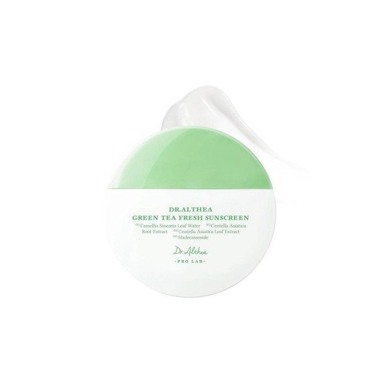 Dr. Althea Green Tea Fresh Sunscreen SPF50+ Cremă facială cu protecție solară