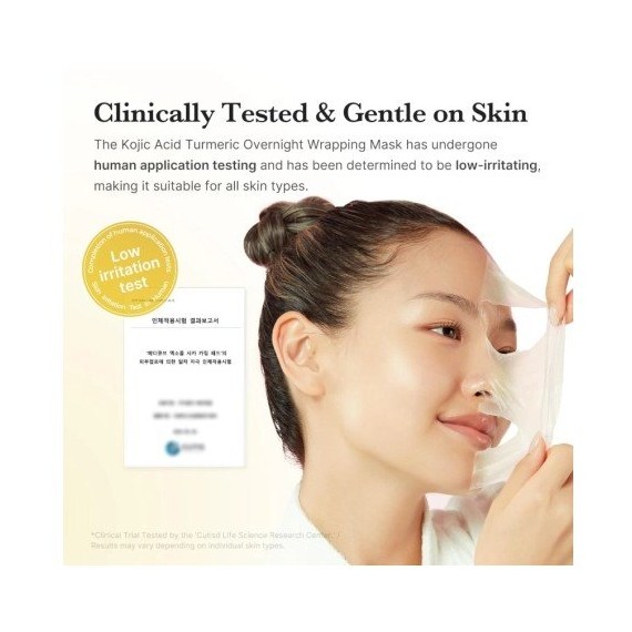 Medicube Kojic Acid Turmeric Night Wrapping Mask Mască de noapte pentru față