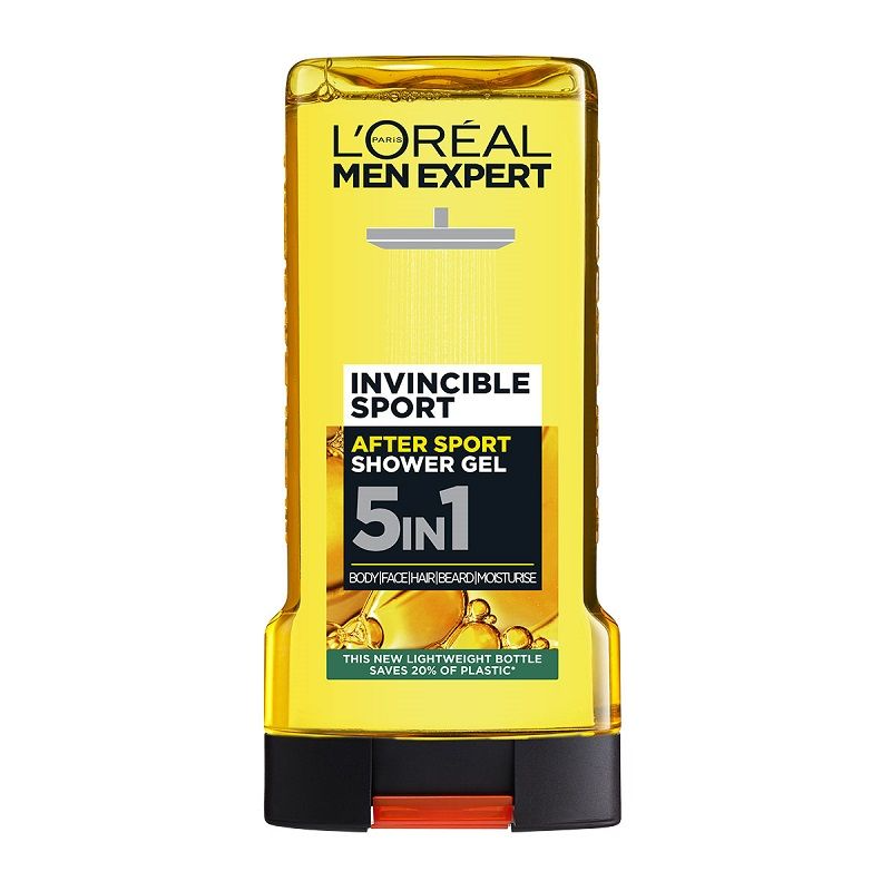 L'Oreal Paris Men Expert Invincible Sport Gel de duș pentru bărbați Volum 300 ml