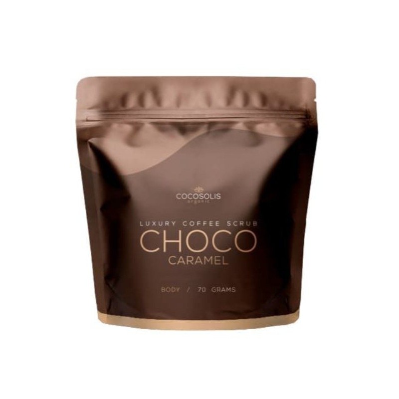 Cocosolis Coffee Scrub Choco Caramel Pouch Exfoliant pentru corp
