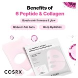 Cosrx Peptide Collagen Glow Hydrogel Mask 3 Pack Mască facială