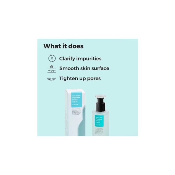 Cosrx Two In One Poreless Power Liquid Cooling Essence Esență de curățare pentru față