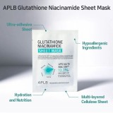 APLB Glutathione Niacinamide Sheet Mask – Mască facială sub formă de foaie