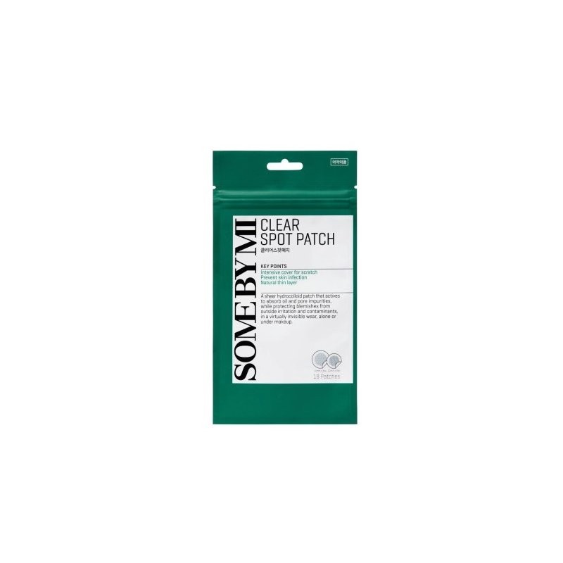 Some By Mi 30 Days Miracle Clear Spot Patch, 18 bucăți – Plasturi invizibili pentru pete, pentru pielea sensibilă