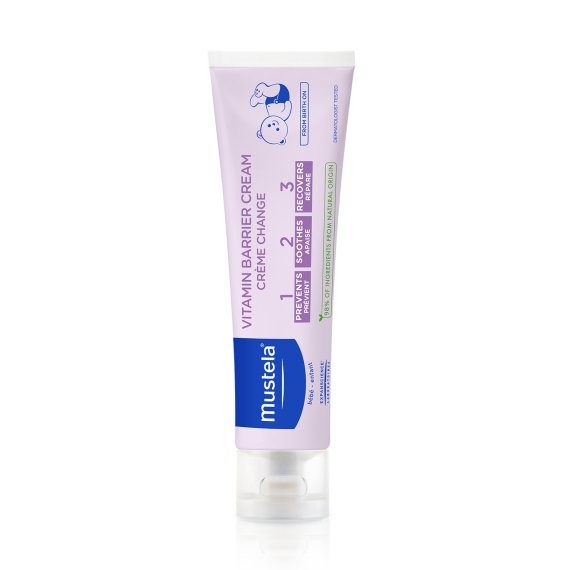 Mustela 1-2-3 Cremă împotriva iritațiilor cauzate de scutece