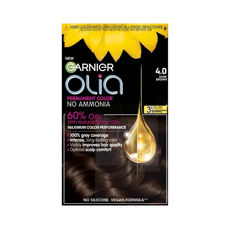 Garnier Olia Vopsea de păr Volum 4.0 Maro închis