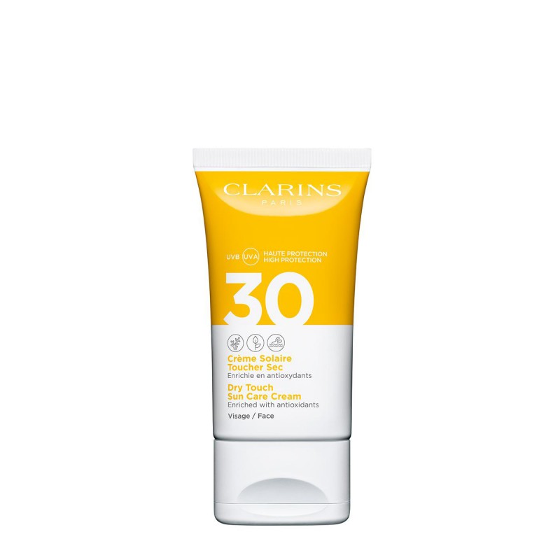 Clarins Dry Touch Sun Care Cream SPF 30 cu protectie solara fara ambalaj
