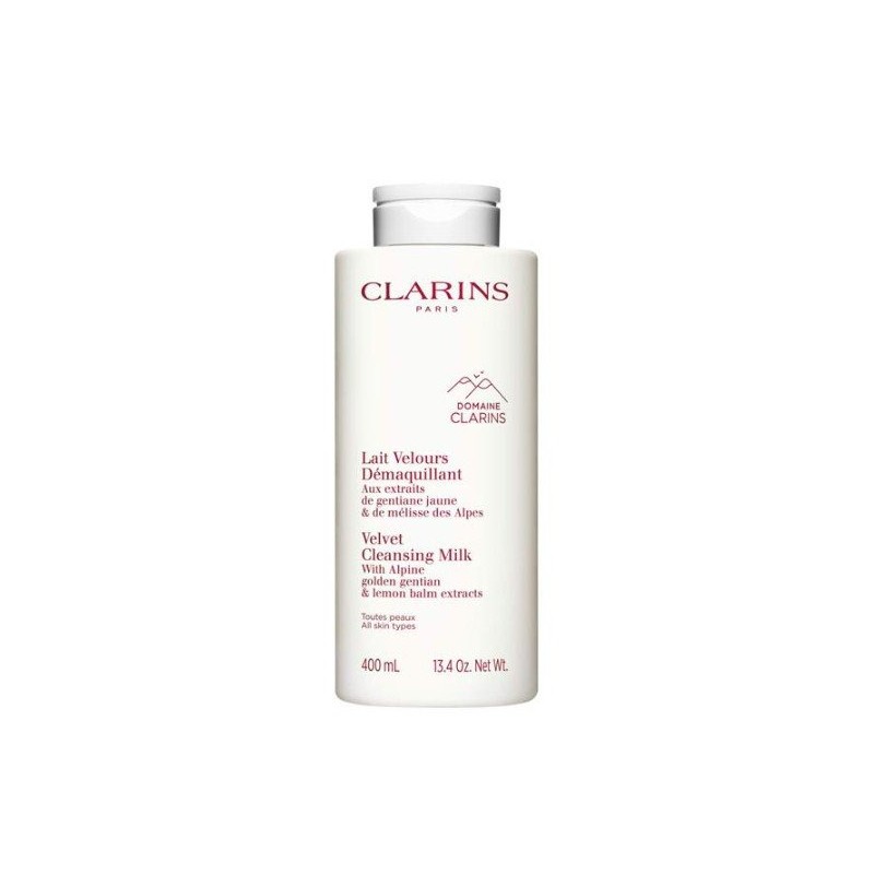 Clarins Velvet Cleansing Milk – Lapte demachiant catifelat pentru față Volum 400 ml