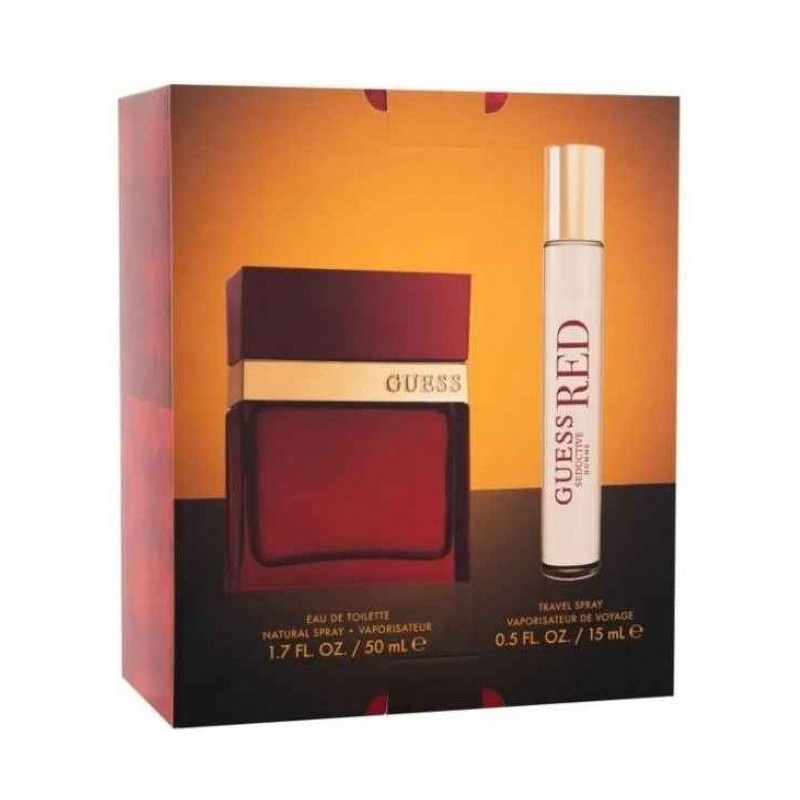 Guess Seductive Red Set cadou pentru bărbați Volum EDT 50 ml + EDT 15 ml