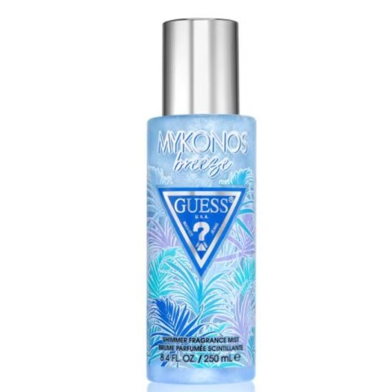 Guess Mykonos Breeze Shimmer Body Mist Spray pentru corp cu efect strălucitor