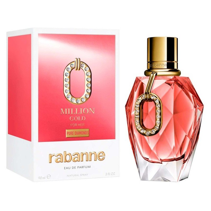 Rabanne Million Gold For Her Pure Diamonds Apă de parfum pentru Femei EDP Volum 90 ml