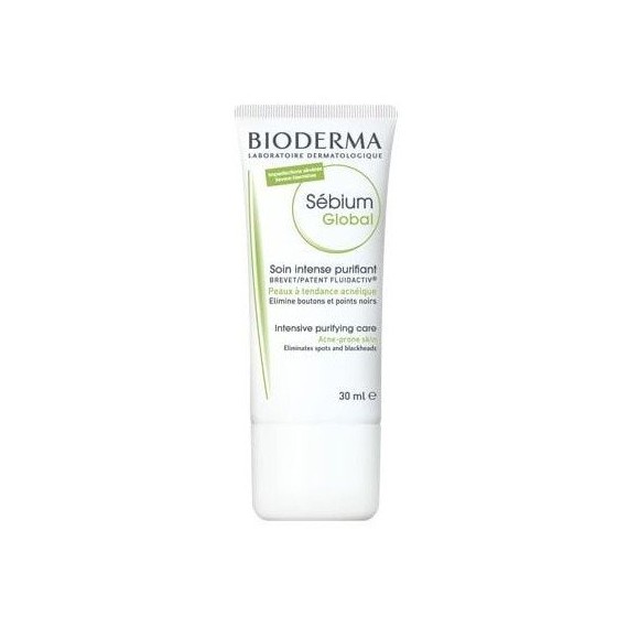 Bioderma Sebium Global Intense Purifying Care Cremă pentru față împotriva acneei