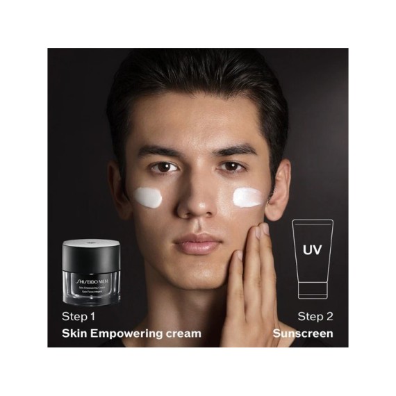 Shiseido Men Skin Empowering Cream Cremă reparatoare antirid pentru bărbați