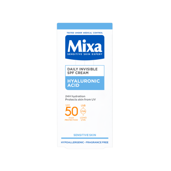 MIXA Daily Invisible SPF50 Cremă de zi invizibilă SPF 50