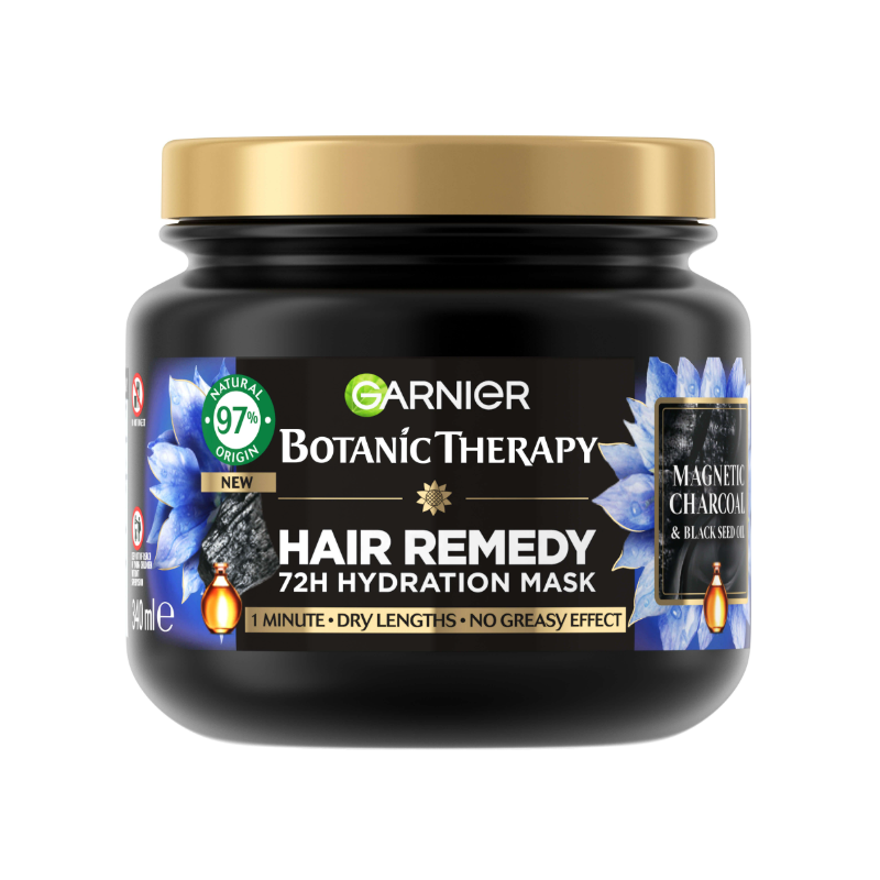 Garnier Botanic Therapy Mască de păr cu cărbune magnetic Volum 100ml EDP + EDP 10 ml + loțiune de corp 100 ml + gel de duș 100 ml