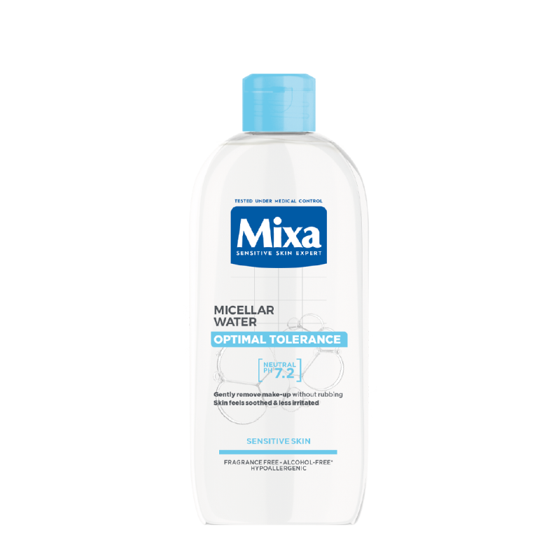 Mixa Optimal Tolerance Apă micelară pentru ten sensibil și reactiv Volum 400 ml