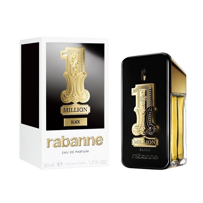 Rabanne 1 Million Black Apă de parfum pentru bărbați EDP Volum 50 ml